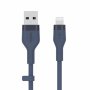 BELKIN BOOST CHARGE Silikonski kabl USB-A za Lightning - 2M - Plavi(CAA008bt2MBL) - slika 1