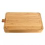 KINGHOFF KH1695 KUTIJA ZA NAKIT I ŠMINKU BAMBUS 24X14X3.5CM - slika 1