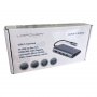 LC POWER LC-HUB-C-MULTI-5 USB Type C HUB card reader, charging, RJ45, HDMI anthracite/black - slika 4