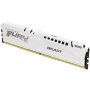 KINGSTON DDR5 32GB (2x16GB) 5600MHz CL40 DIMM [FURY Beast] White XMP KF556C40BWK2-32 - slika 1