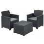 KETER Balkonski set Elodie sa box stolom, grafit sifra CU 254094 - slika 1