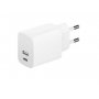 Xwave USB brzi zidni punjač H130 20w za mobilne, tablete, dual A+C Bela (112601330) - slika 1