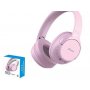 Xwave BT stereo slusalica sa mikrofonom MX200 v5.1/3.5mm AUX/FM/microSD/Bat 200mAh/8h razg/Pink (112146987) - slika 1