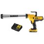 DeWALT DCE580D1 Aku pištolj za silikon 18V XR 600ML, 1 x 2.0Ah - slika 1