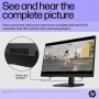 HP P22h G5 (Black) Full HD IPS Monitor, HDMI, VGA, DP, zvučnici (64W30AA) - slika 3