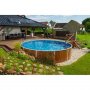 MOUNTFIELD Porodični bazen ratan 360x120cm Azuro Wood - slika 1