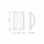 BBLINK LED svetiljka 2053 zidna 12W 4000K siva - slika 4