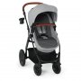 KINDERKRAFT Dečija kolica XMOOV 3U1 Light Grey (KSXMOV00LGR3000) - slika 1