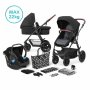 KINDERKRAFT Dečija kolica XMOOV BLACK (KSXMOV00BLK3000) - slika 1