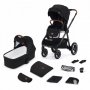 KINDERKRAFT Dečija kolica EVERYDAY 2U1 Black (KSEVER00BLK2000) - slika 5