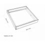 DAWN Nadgradni ram za LED panel 6060 - slika 3