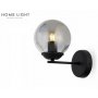NOVAK 23071 zidna lampa 1*E27 Crna - slika 1