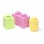 LEGO Kutije za odlaganje set (3 kom): pastelne boje - slika 2