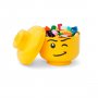 LEGO Glava za odlaganje (mala): Dečak koji namiguje - slika 1