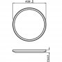PHILIPS SUPERSLIM CL550 Crna plafonska svetiljka 18W 2700 IP44 ,929002667901 - slika 2