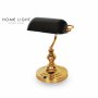 BANKER 12011 Stona lampa 1*E27 Mesing/Crna - slika 1