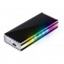 LC POWER LC-M2-C-MULTI-RGB M.2 SSD NVMe & SATA kućište - slika 1