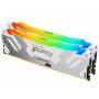 KINGSTON DIMM DDR5 32GB 2x16 6.800MHz FURY Renegade RGB White KF568C36RWAK2-32 - slika 1
