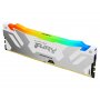 KINGSTON DIMM DDR5, 16GB, 7.200MHz, FURY Renegade RGB White (KF572C38RWA-16) - slika 1