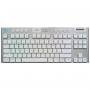 LOGITECH Bežična gejmerska tastatura G915 TKL Lightspeed Wireless US (Bela) - slika 1