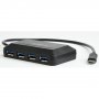 GEMBIRD ACT-HUB3C-4P Gembird TYPE-C 3.1, 4-port HUB, storage speed 5Gbps, black (UHB) FO - slika 2