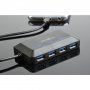 GEMBIRD ACT-HUB3C-4P Gembird TYPE-C 3.1, 4-port HUB, storage speed 5Gbps, black (UHB) FO - slika 1