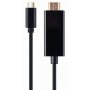GEMBIRD A-CM-HDMIM-01 Gembird USB-C male to HDMI-male adapter, 4K 30Hz, 2 m, black - slika 1