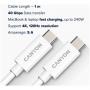 CANYON UC-44, USB Tip-C kabl, 1m, beli (CNS-USBC44W) - slika 3