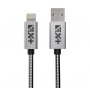 NEXT ONE USB-A to Lightning Metallic Cable 1m - Space Gray - slika 1