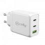CELLY Kućni punjač ProPower od 65W sa tri ulaza GaN tehnologija - slika 1