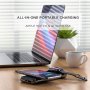 SATECHI Quatro Wireless Power Bank Qi Wireless Space Grey ( ST-UC10WPBM) - slika 3