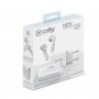 CELLY Glava punjača i True Wireless slušalice Newgenpro u beloj boji - slika 3
