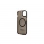 Guess Futrola za iPhone 13 Pro Black Gold Outline Translucent MagSafe - slika 3