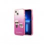 KARL LAGERFELD Futrola za iPhone 13 Pink Karl & Choupette Head Gradient - slika 2
