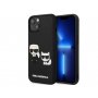 KARL LAGERFELD Futrola za iPhone 13 Mini Black Iconic Karl & Choupette Head - slika 2