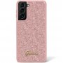 Guess Futrola za Samsung S23 Pink Glitter Script - slika 1