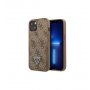 Guess Futrola za iPhone 13 Mini Brown Triangle Logo Cardslot - slika 2