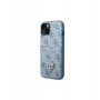 Guess Futrola za iPhone 13 Mini Blue Triangle Logo Cardslot - slika 2