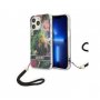 Guess Futrola za iPhone 13 Pro Blue Flower Strap - slika 2