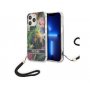 Guess Futrola za iPhone 13 Pro Max Blue Flower Strap - slika 2