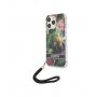 Guess Futrola za iPhone 13 Pro Max Blue Flower Strap - slika 1