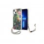 Guess Futrola za iPhone 13 Blue Flower Cord - slika 2