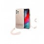 Guess Futrola za iPhone 12/12 Pro Pink Print 4G Cord - slika 2