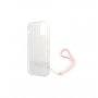 Guess Futrola za iPhone 12/12 Pro Pink Print 4G Cord - slika 3