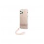 Guess Futrola za iPhone 12/12 Pro Pink Print 4G Cord - slika 1