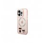 KARL LAGERFELD Futrola za iPhone 14 Pro Pink MagSafe IML Ring + K&C Logo - slika 1
