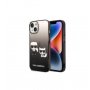 KARL LAGERFELD Futrola za iPhone 14 Black K & Choupette Centered Grad - slika 2