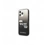 KARL LAGERFELD Futrola za iPhone 13 Pro Black Karl & Choupette Head Gradient - slika 1