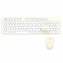 MOFII Honey comb set tastatura i miš u ŽUTO/BELOJ boji - slika 1