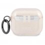KARL LAGERFELD Futrola za AirPods 3 Gold Glitter Karl's Head - slika 2